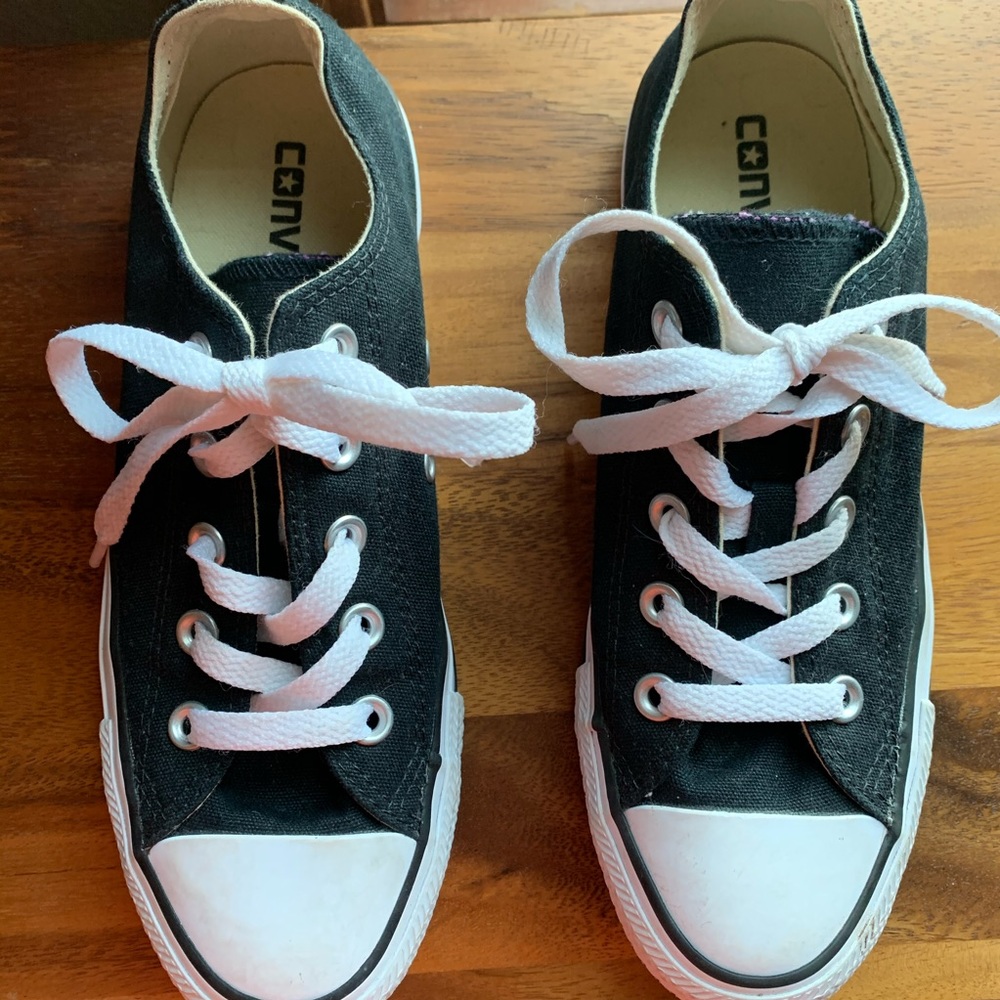 Black Low Top Converse